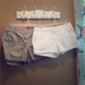 2 pairs of used J. Crew shorts